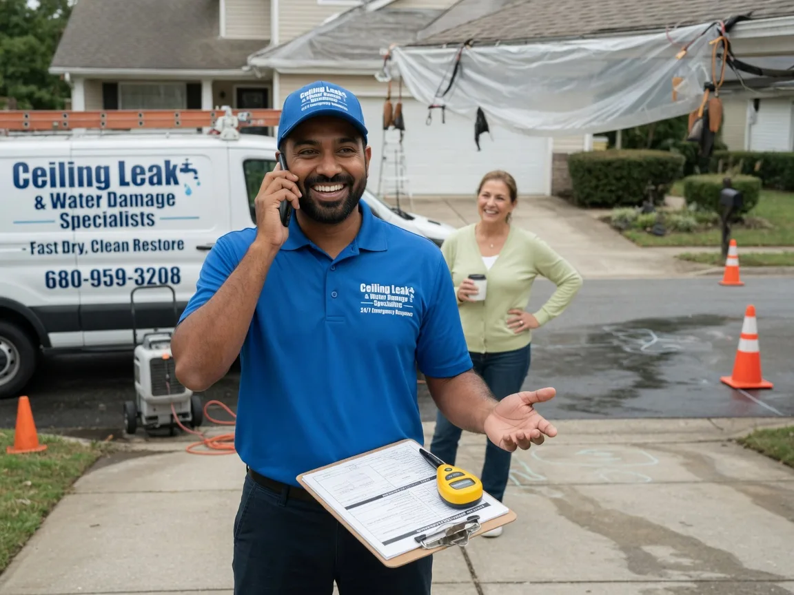 Ceiling Leak Cleanup North Bethesda, MD FAQs